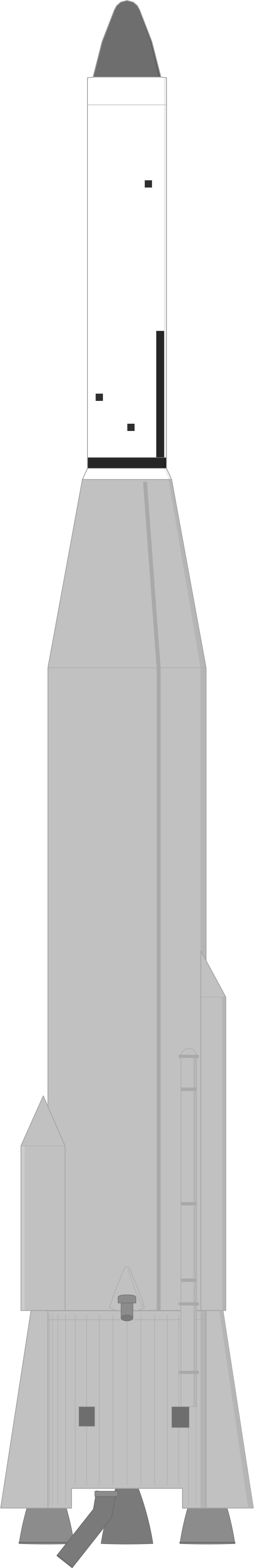 Drawing of the Atlas LV-3 Agena B for Midas 5