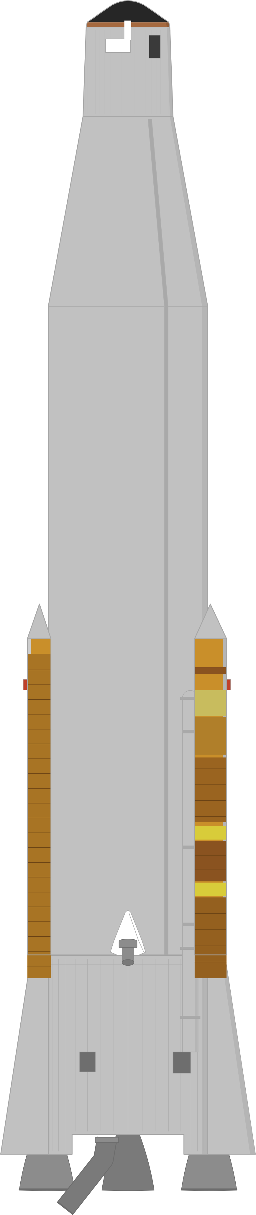 Drawing of the SM-65B Atlas for SCORE
