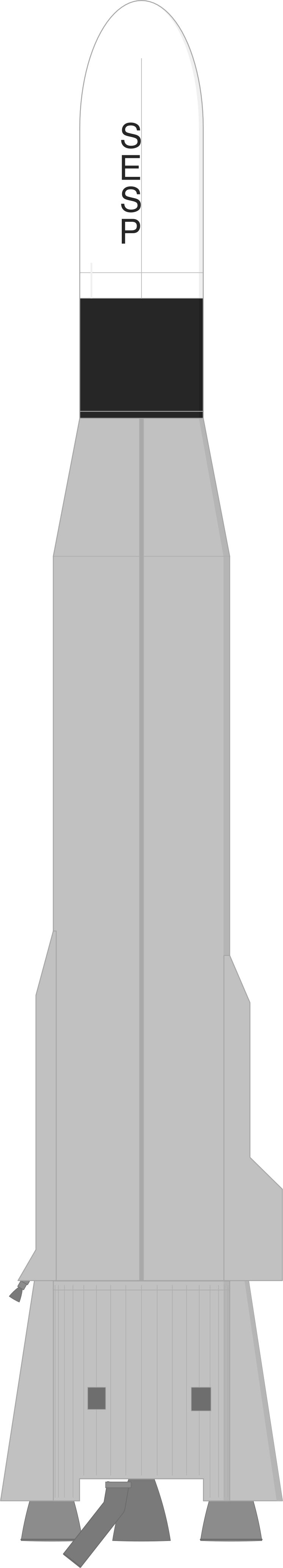 Drawing of the SM-65F Atlas for LOADS 2