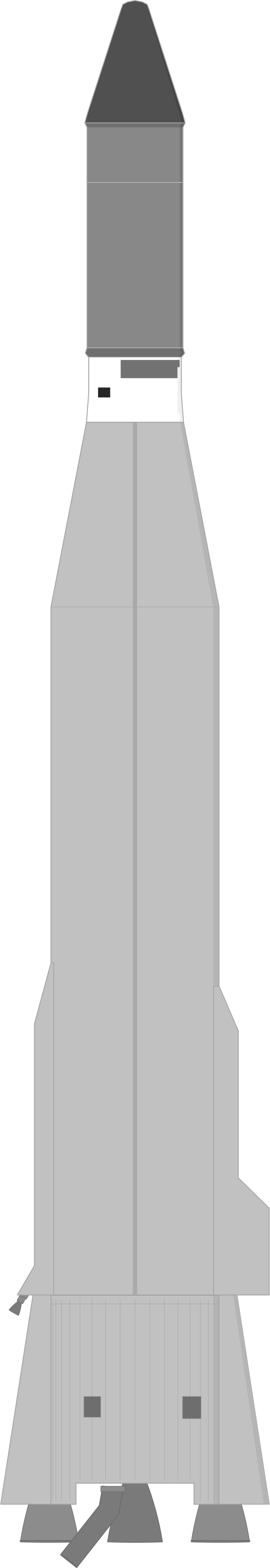 Drawing of the SM-65F Atlas for P72-2