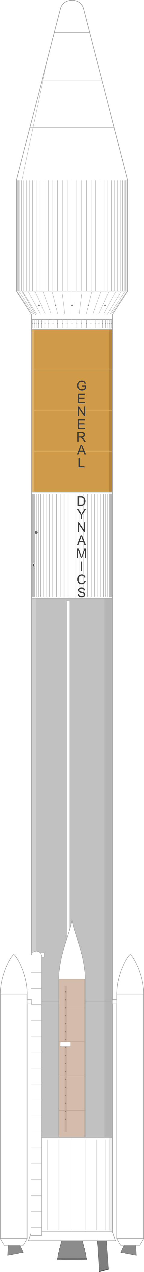 Drawing of the Atlas IIAS for GE 3