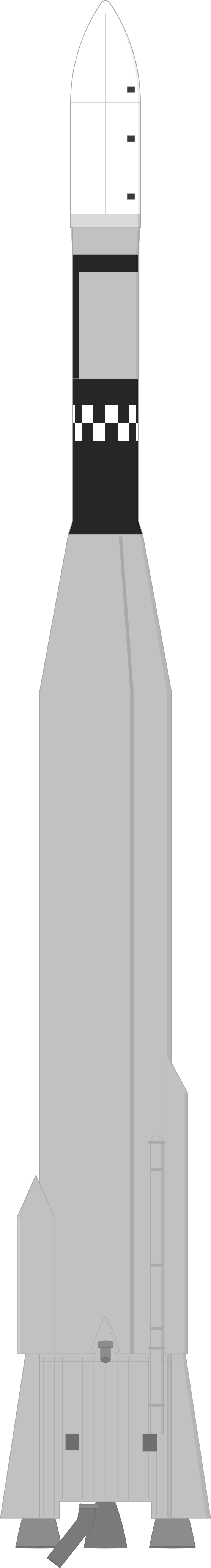 Drawing of the Atlas SLV-3A Agena D for OGO 5