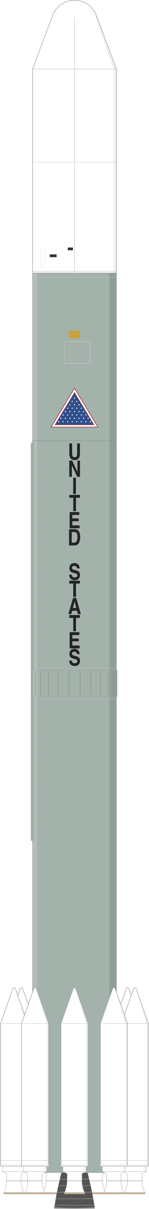Drawing of the Delta 2910 for AE-E