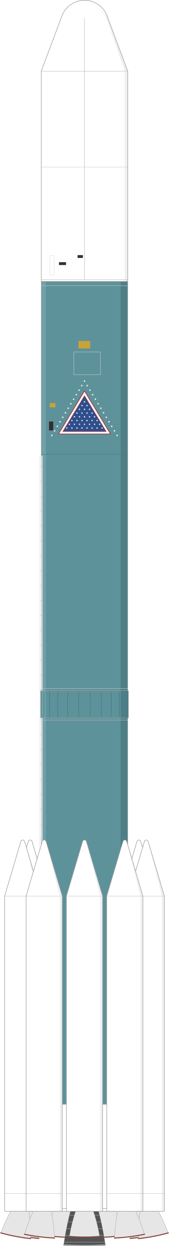 Drawing of the Delta 3924 for Satcom 2R