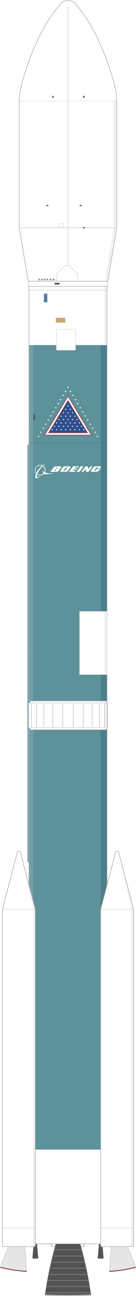 Drawing of the Delta II 7320-10C for OCO-2