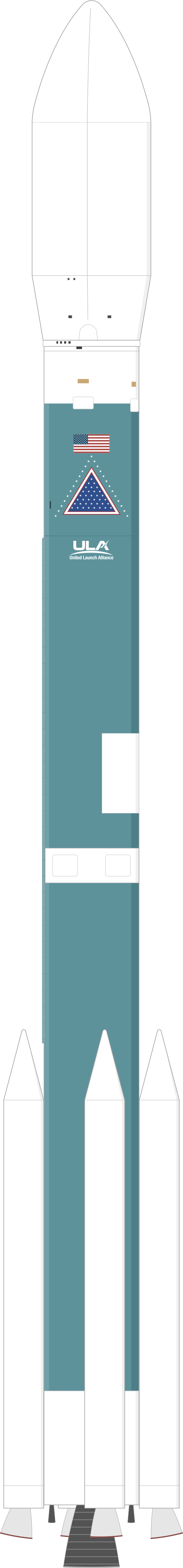 Drawing of the Delta II 7420-10C for Cloudsat