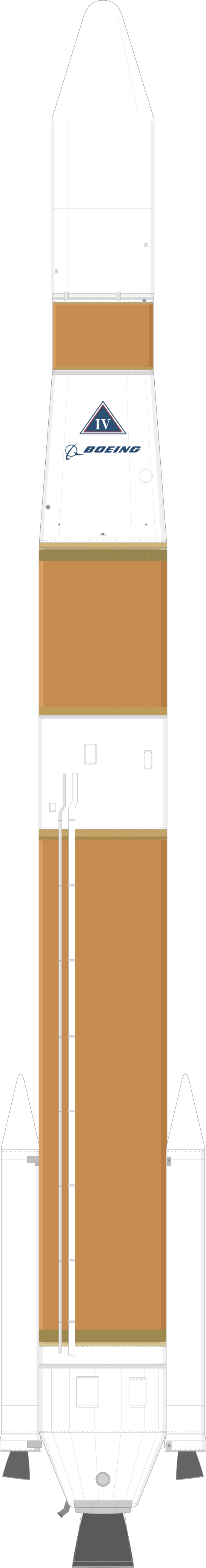 Drawing of the Delta IV M+(4,2) for AFSPC-4