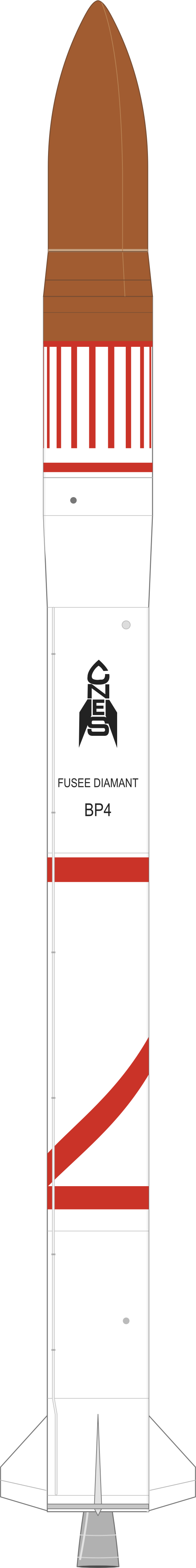 Drawing of the Diamant BP4 for Aura