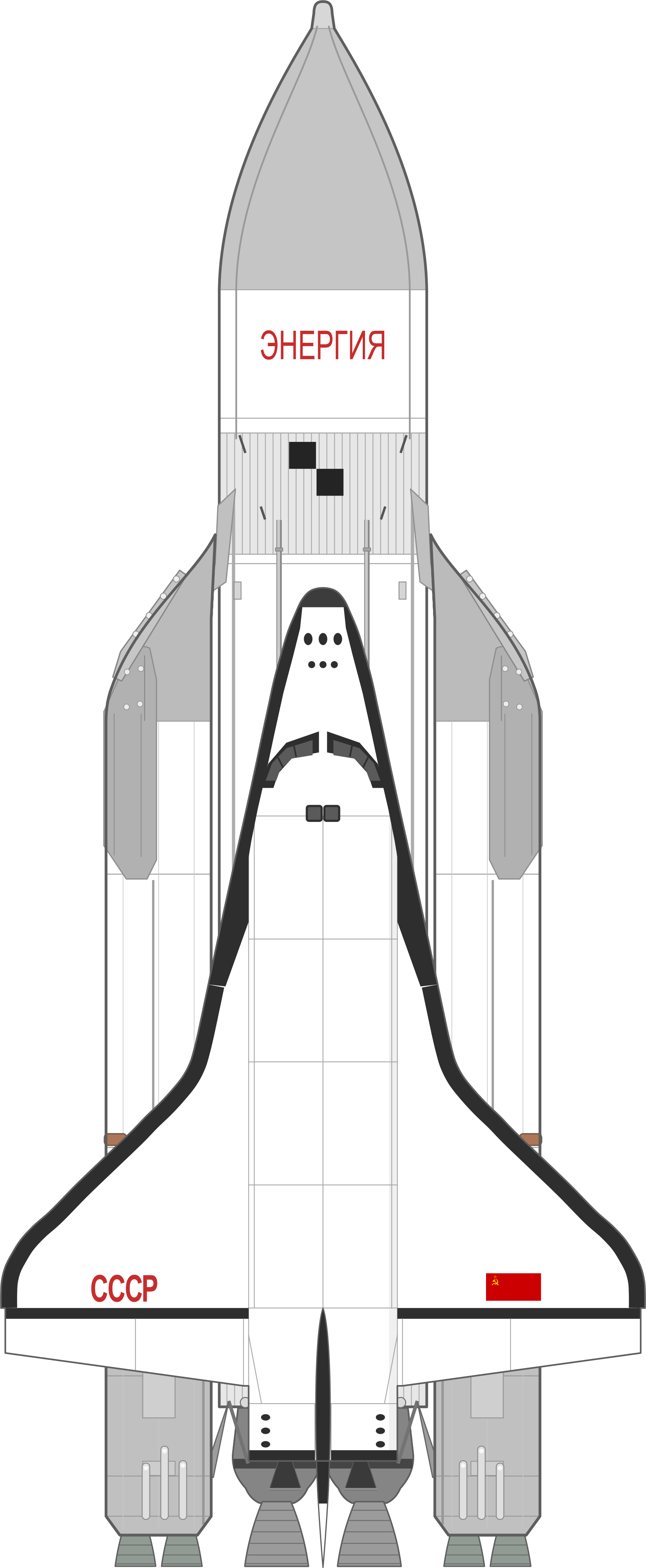 Drawing of the Energiya/Buran