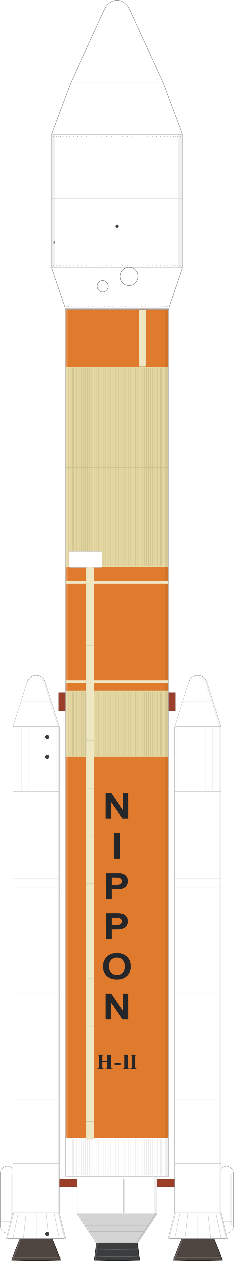 Drawing of the H-II for MTSAT