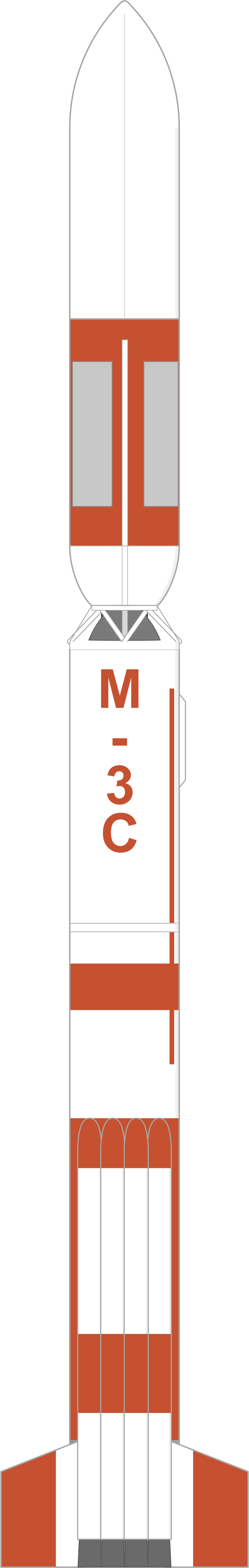 Drawing of the Mu-3C for CORSA