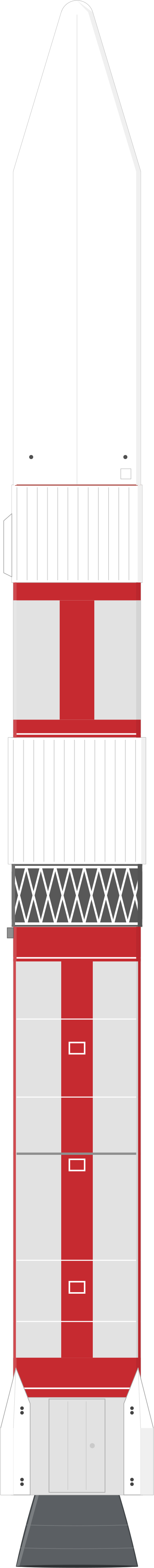 Drawing of the M-V for ASTRO E