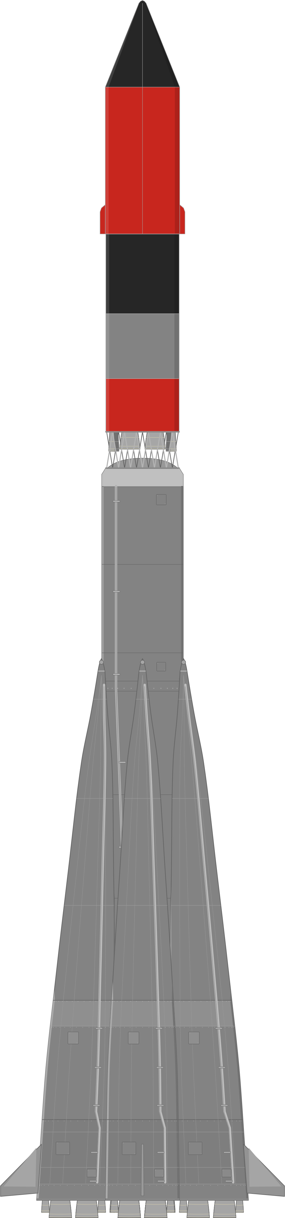 Drawing of the Molniya-M 2BL for Molniya-3 20L