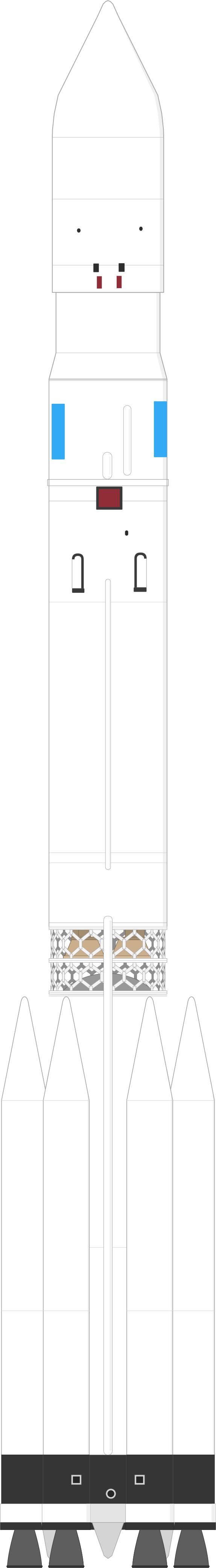 Drawing of the Proton-M Blok DM-03 for Elektro-L No.4