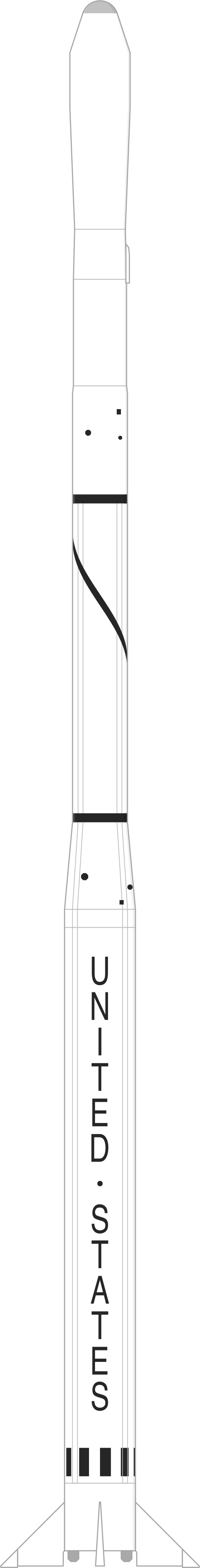 Drawing of the Scout A-1