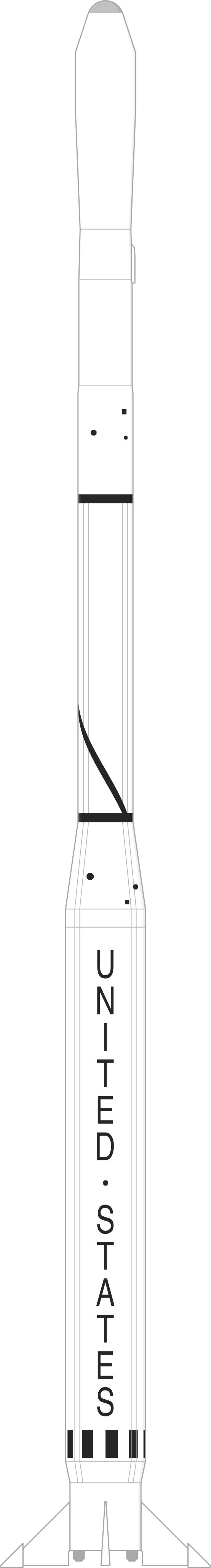 Drawing of the Scout E-1