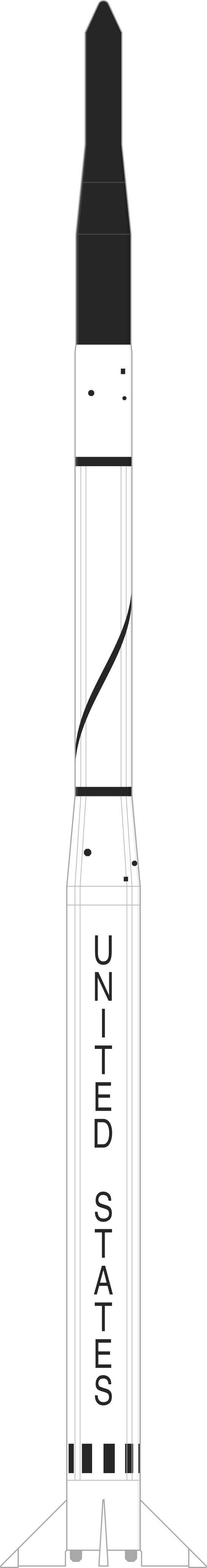 Drawing of the Scout X-1 for S-55