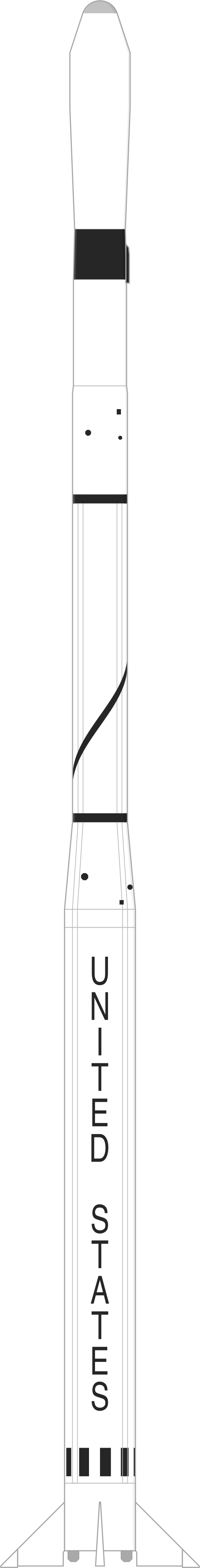 Drawing of the Scout X-3 for Ariel 2