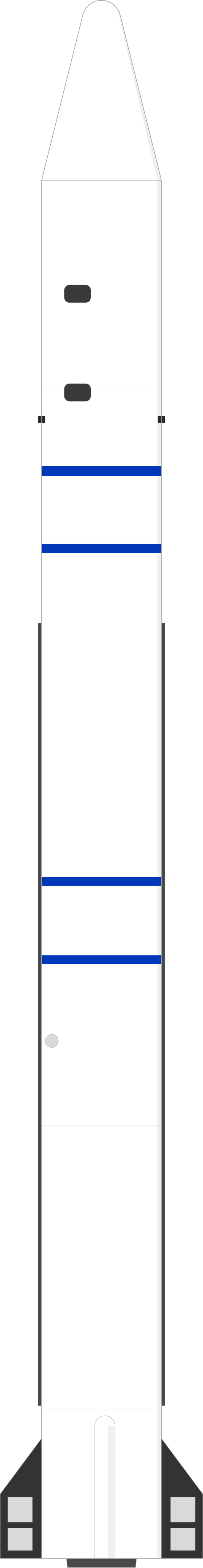 Drawing of the Shavit for Ofeq-1
