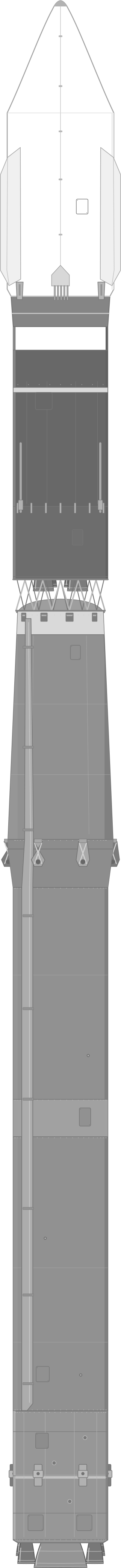 Drawing of the Soyuz 2.1v for Kosmos 2575
