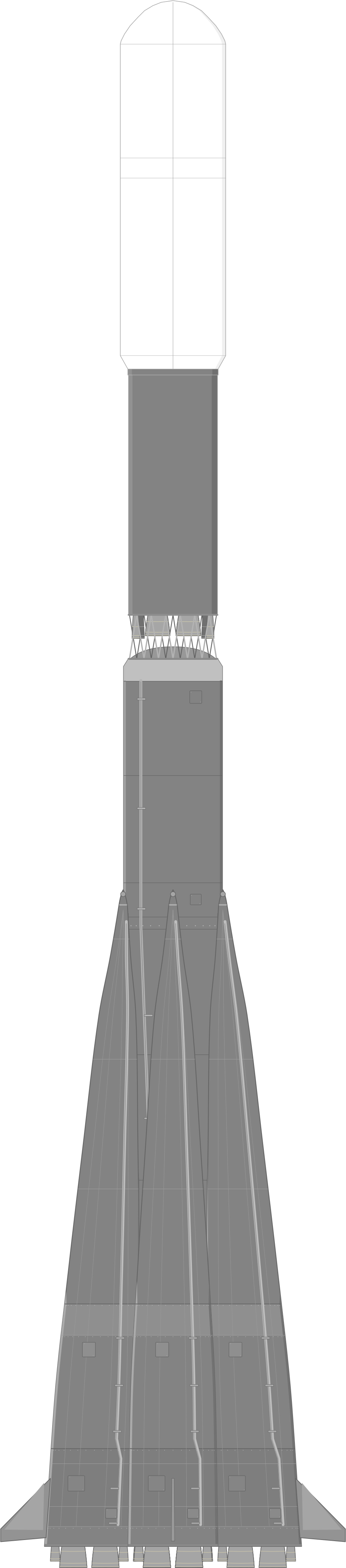 Drawing of the Soyuz 11A511L for T2K 2