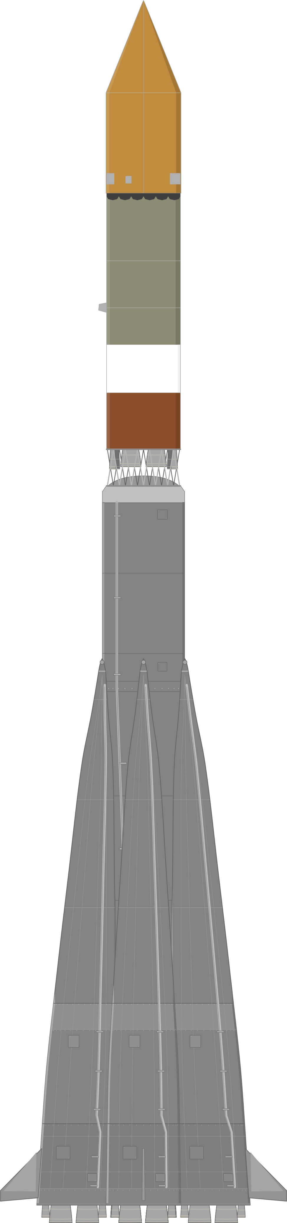 Drawing of the Soyuz-U2 for Orlets-1 2