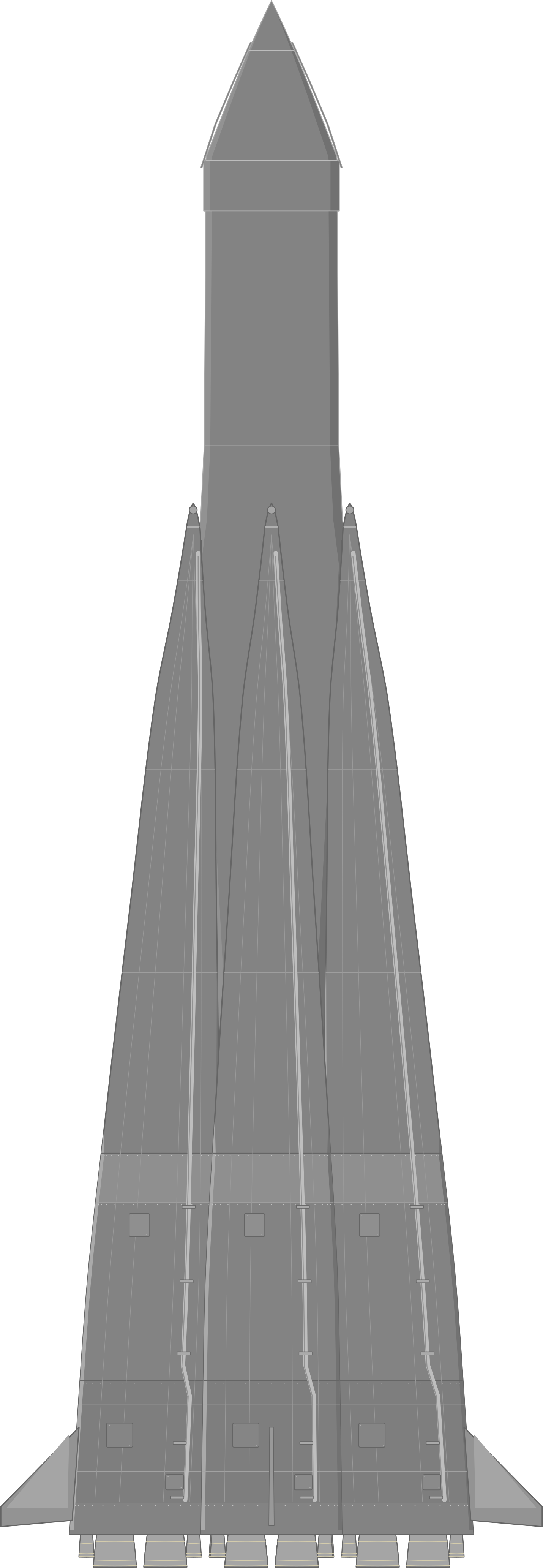 Drawing of the Sputnik 8K71PS for Sputnik 1