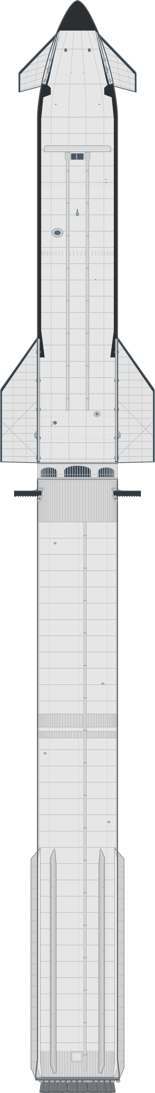 Drawing of the Starship V2