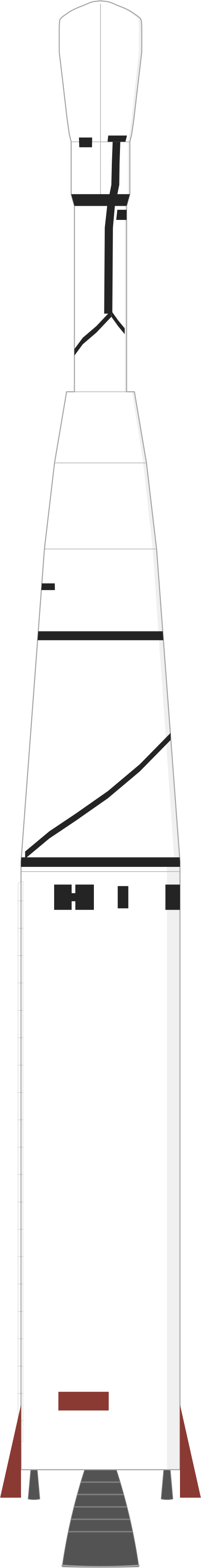 Drawing of the Thor Able II