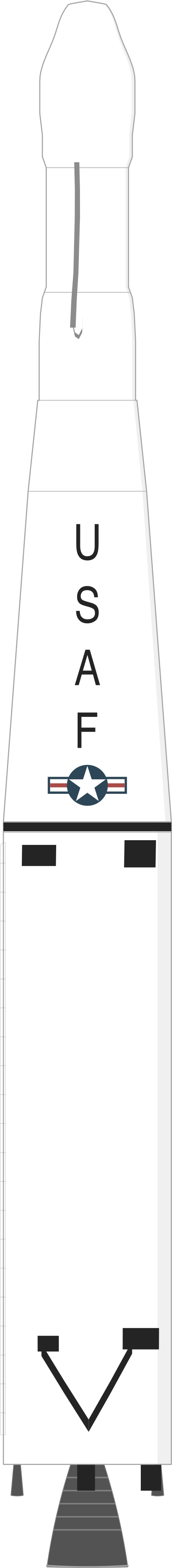 Drawing of the Thor DM-21 Ablestar for Transit-5BN 2