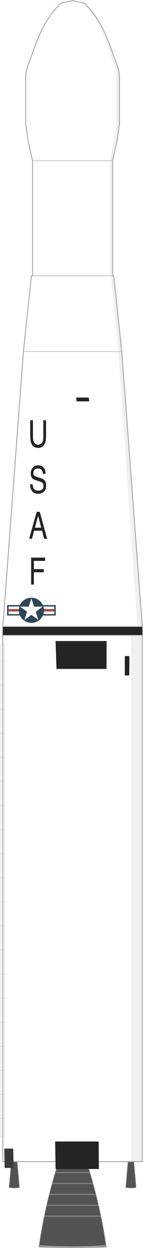 Drawing of the Thor DM-21 Ablestar for Transit 2A