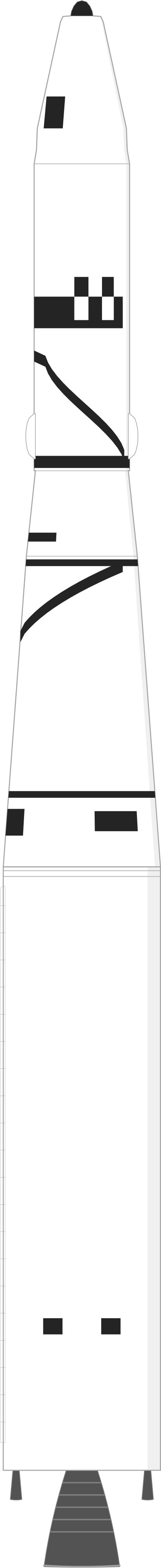 Drawing of the Thor DM-21 Agena-B for KH-5 4