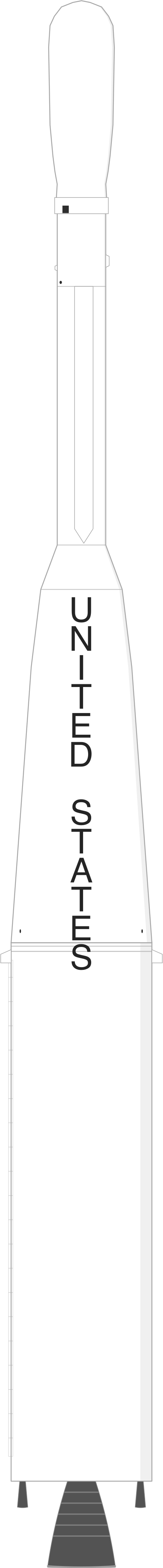 Drawing of the Thor Delta C for OSO 3