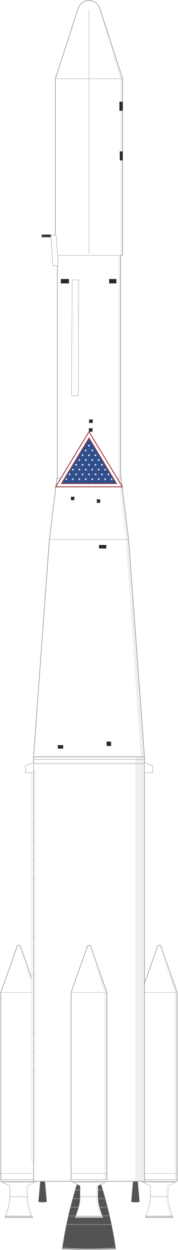 Drawing of the Thor Delta E1