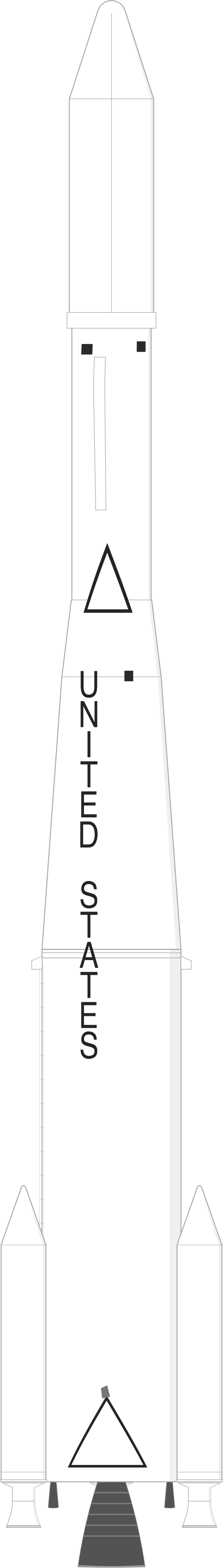 Drawing of the Thor Delta G for Biosat 2