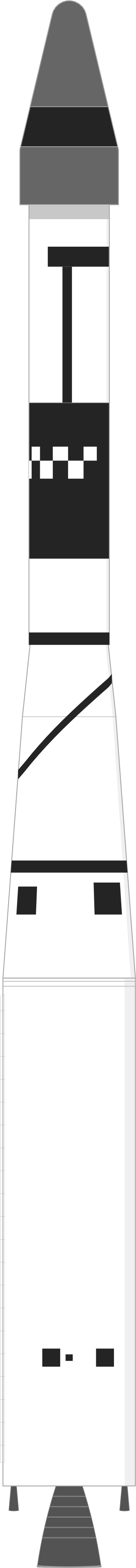 Drawing of the Thor SLV-2 Agena D for DSAP-1 F6 & F7