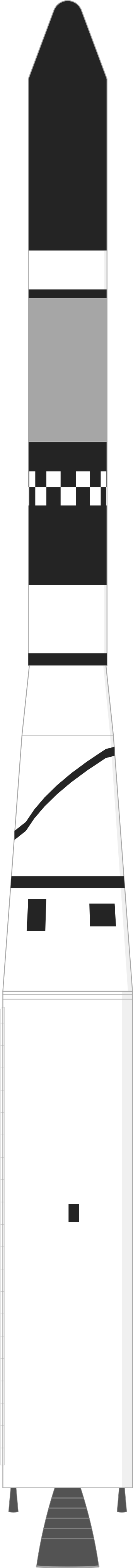 Drawing of the Thor SLV-2 Agena D for MRPV