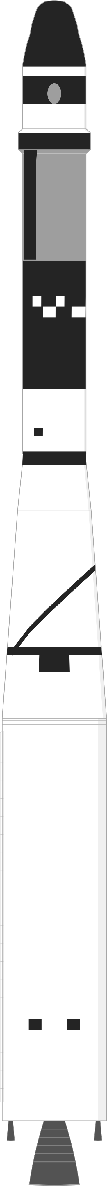 Drawing of the Thor SLV-2 Agena D for KH-4 24 & RM 5