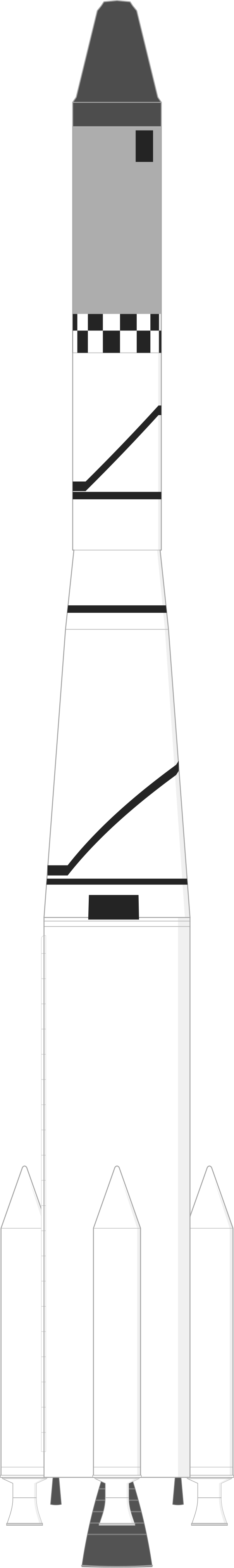 Drawing of the Thor SLV-2A Agena B for P-698BK Group 1-D 2
