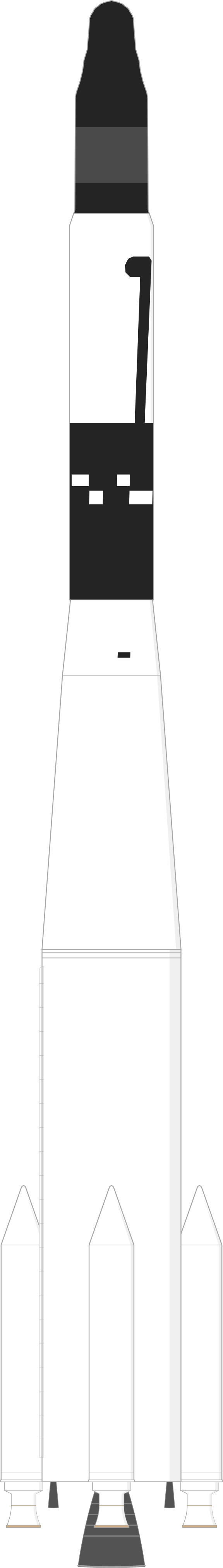 Drawing of the Thor SLV-2A Agena D for Multigroup 3 & Setter 1B-2