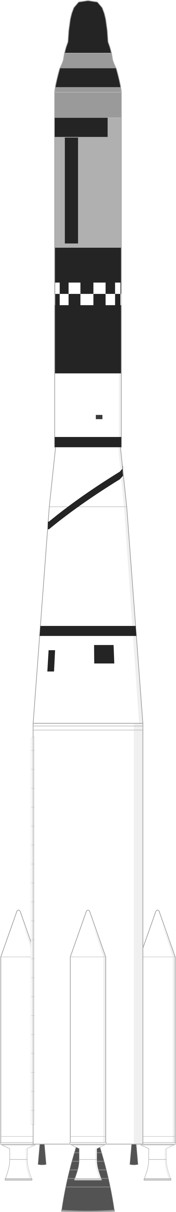 Drawing of the Thor SLV-2A Agena D for KH-5 11
