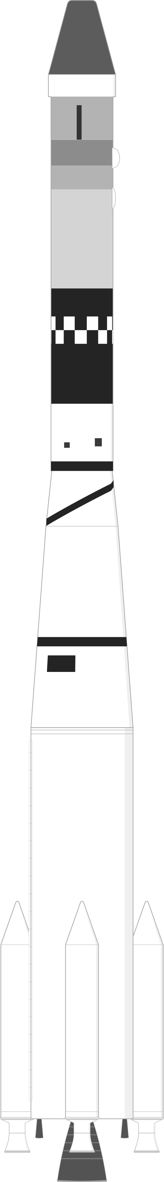 Drawing of the Thor SLV-2A Agena D for P-698BK Group 1-A