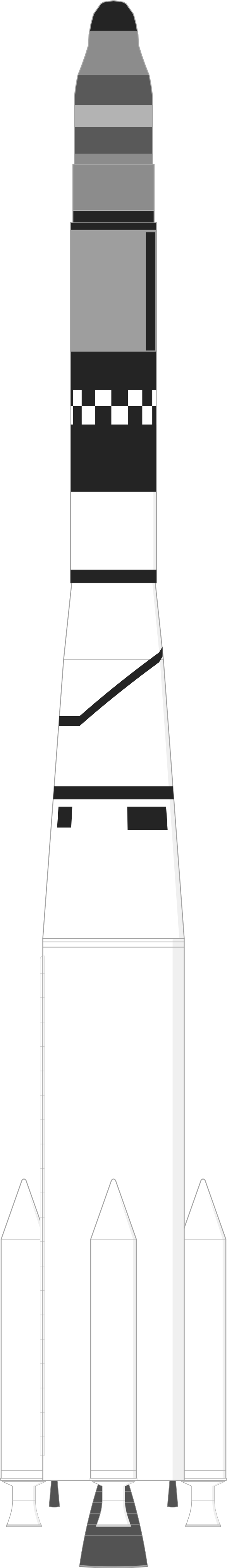 Drawing of the Thor SLV-2A Agena D for KH-4 19