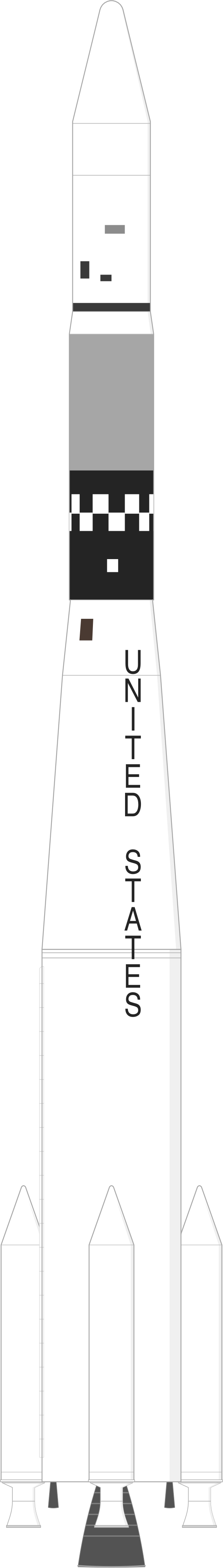 Drawing of the Thor SLV-2A Agena D for OGO 4