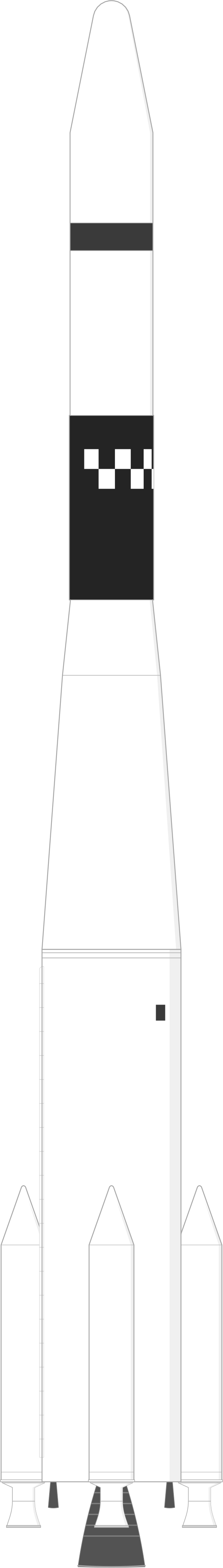 Drawing of the Thor SLV-2A Agena D for Pageos