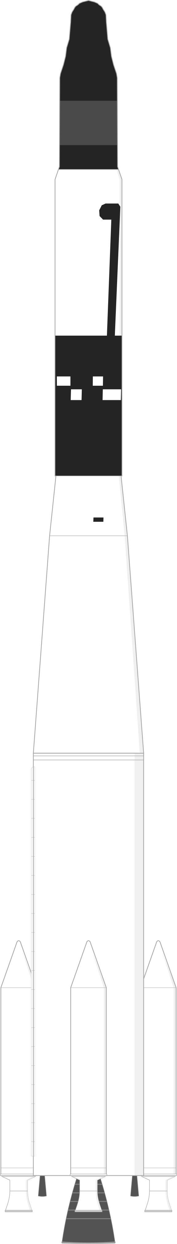 Drawing of the Thor SLV-2A Agena D for KH-4A 2