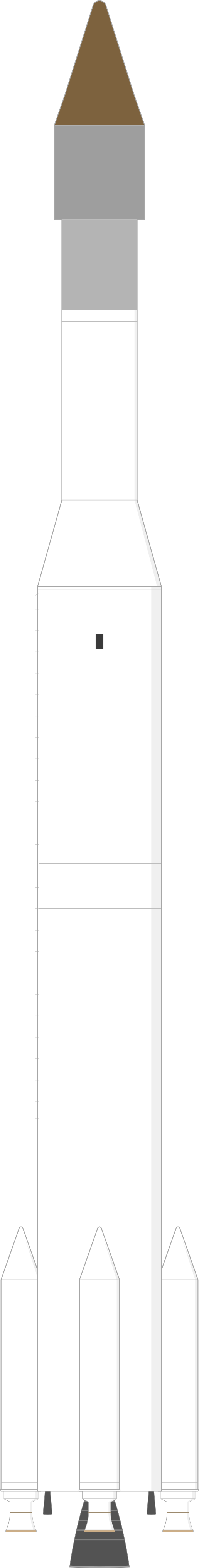 Drawing of the Thorad SLV-2G Agena D for Strawman 1