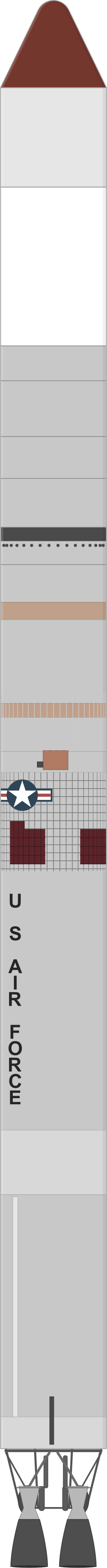 Drawing of the Titan 34B for Jumpseat 7