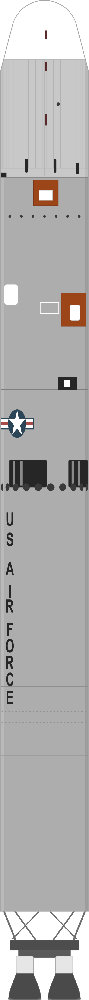 Drawing of the Titan II SLV for NOAA 17