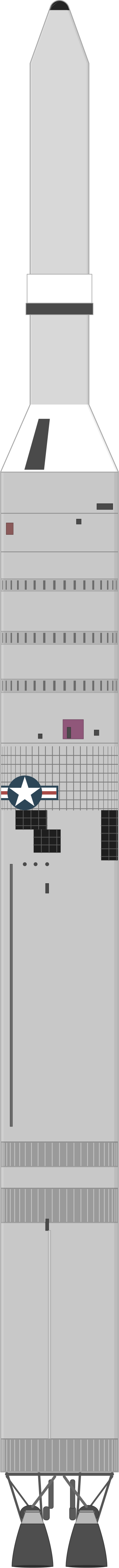 Drawing of the Titan IIIB for KH-8 4